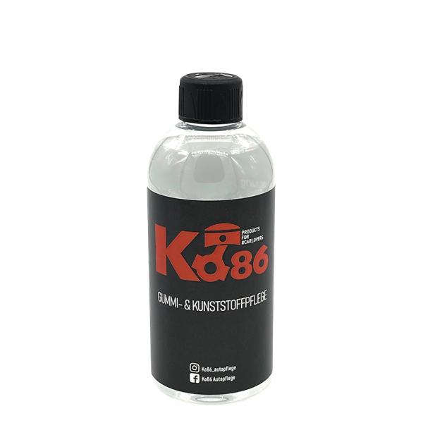 Ko86 Gummi- & Kunststoffpflege 500ml inkl. Auftragspad 2er Set